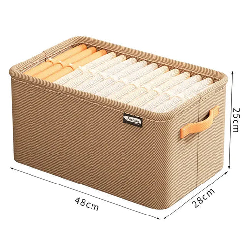 Kit com 4 Caixas Organizador de Roupas Dobrável Multifuncional